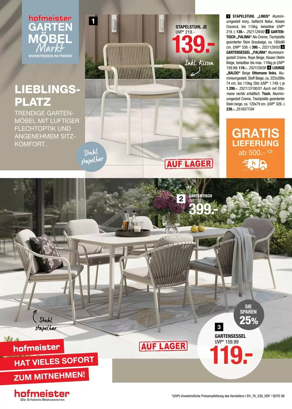 Hofmeister Prospekt (ab 08.04.2026) zum Blättern - Seite 8