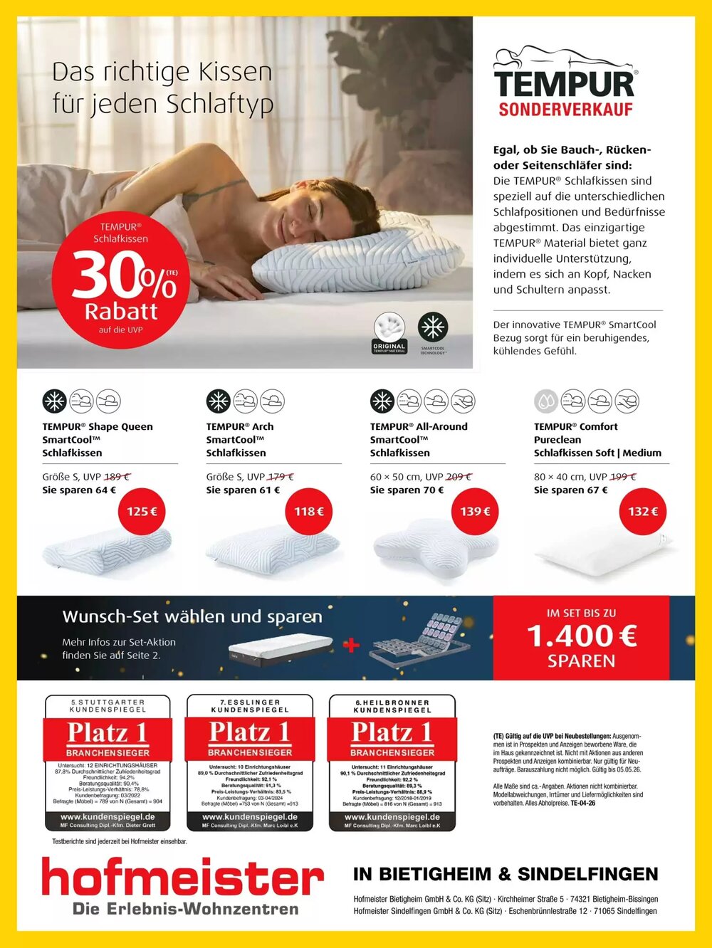 Hofmeister Prospekt (ab 08.04.2026) zum Blättern - Seite 8