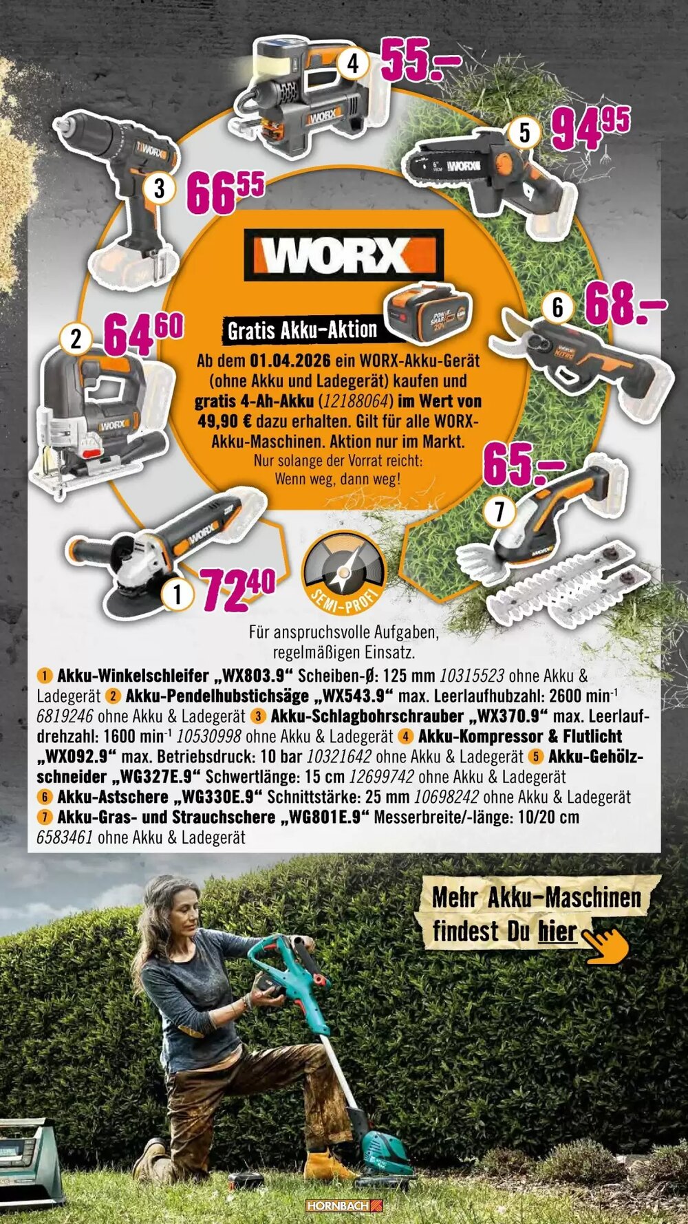 Hornbach Prospekt (ab 08.04.2026) zum Blättern - Seite 21