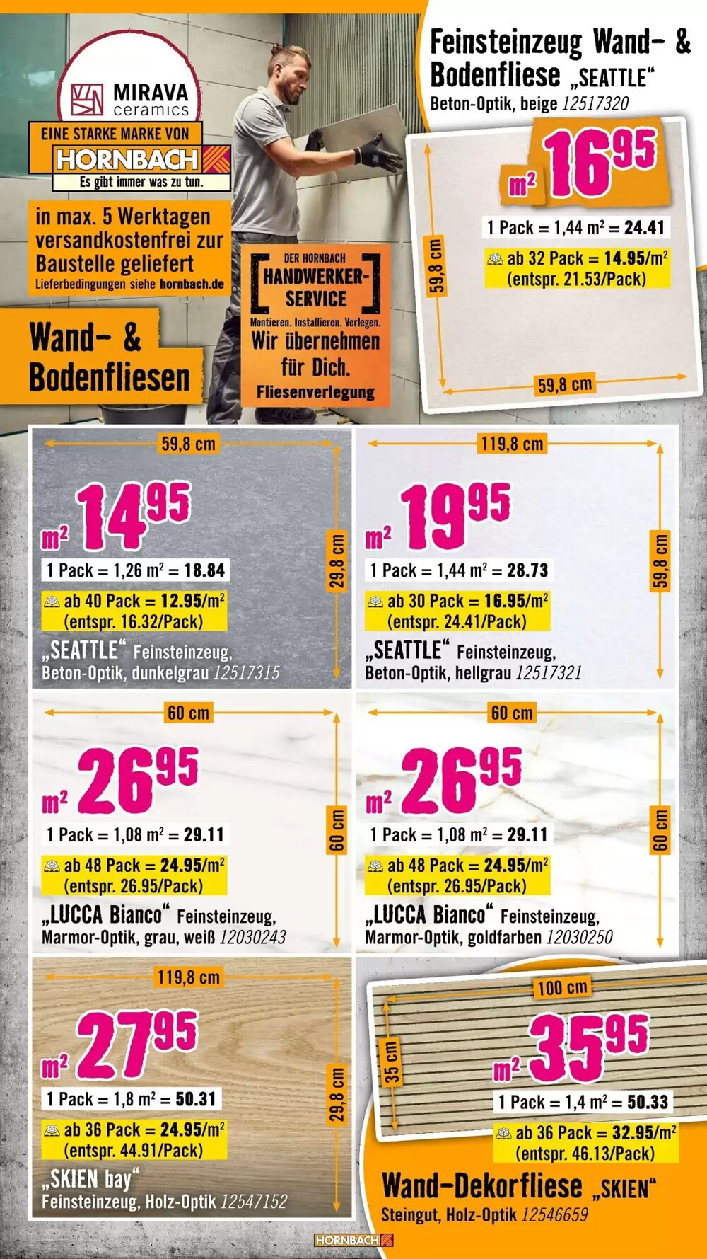 Hornbach Prospekt (ab 08.04.2026) zum Blättern - Seite 28