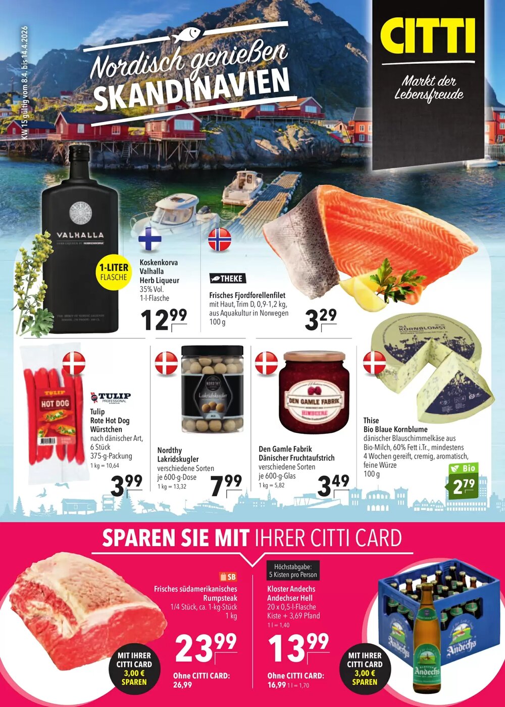 CITTI Markt Prospekt (ab 08.04.2026) zum Blättern - Seite 1