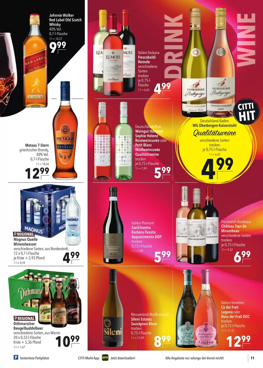 CITTI Markt Prospekt (ab 08.04.2026) zum Blättern - Seite 11