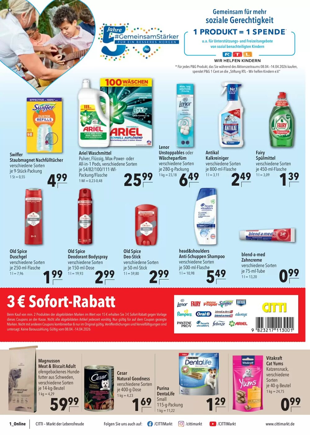 CITTI Markt Prospekt (ab 08.04.2026) zum Blättern - Seite 14