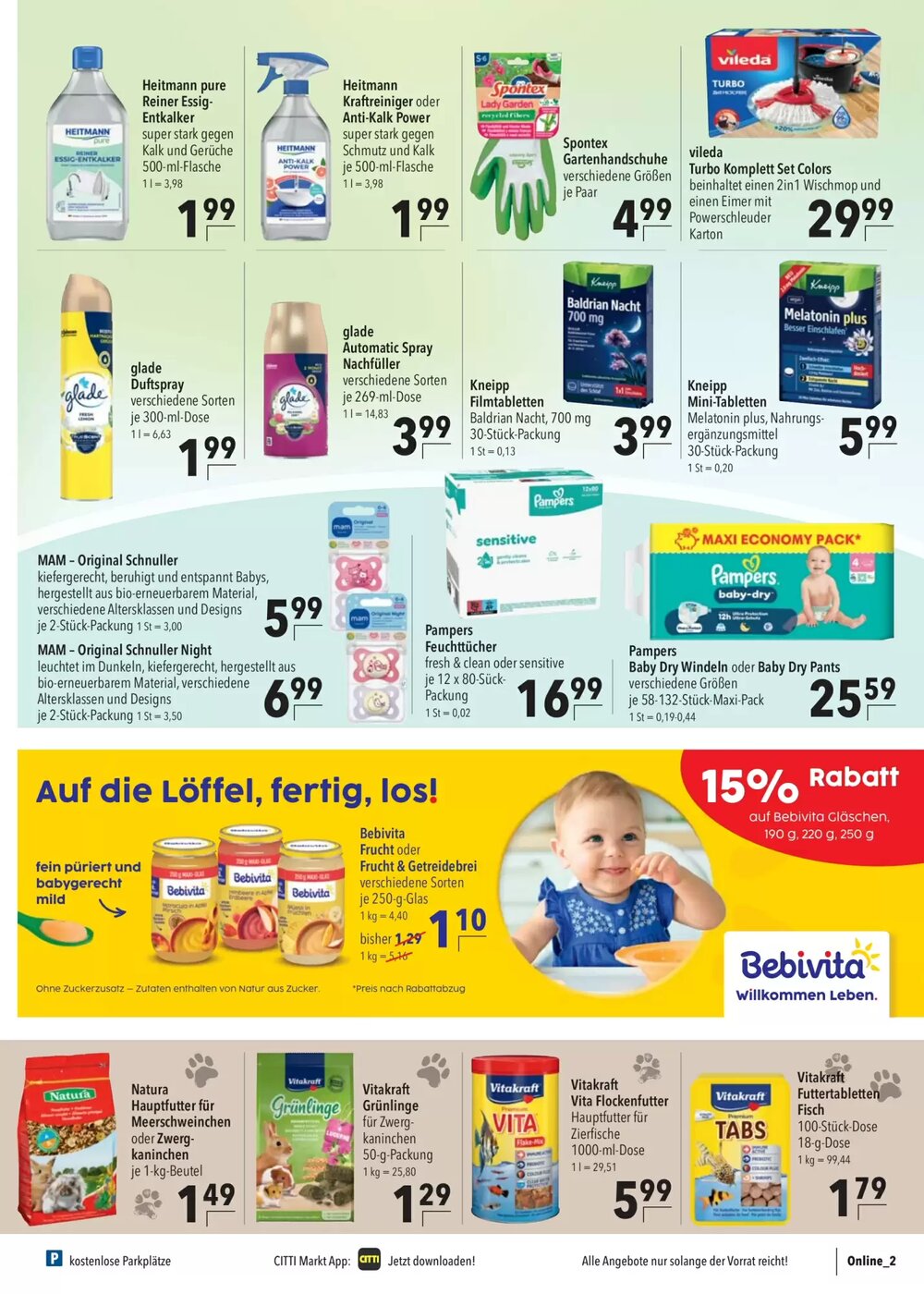 CITTI Markt Prospekt (ab 08.04.2026) zum Blättern - Seite 15