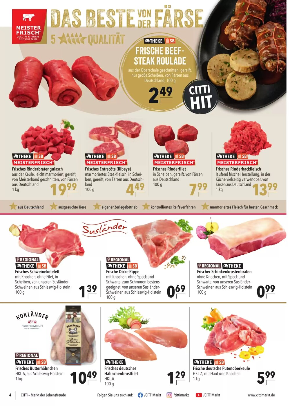 CITTI Markt Prospekt (ab 08.04.2026) zum Blättern - Seite 4