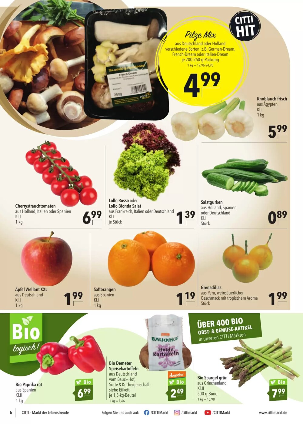 CITTI Markt Prospekt (ab 08.04.2026) zum Blättern - Seite 6