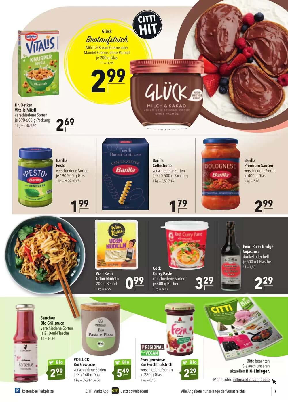 CITTI Markt Prospekt (ab 08.04.2026) zum Blättern - Seite 7