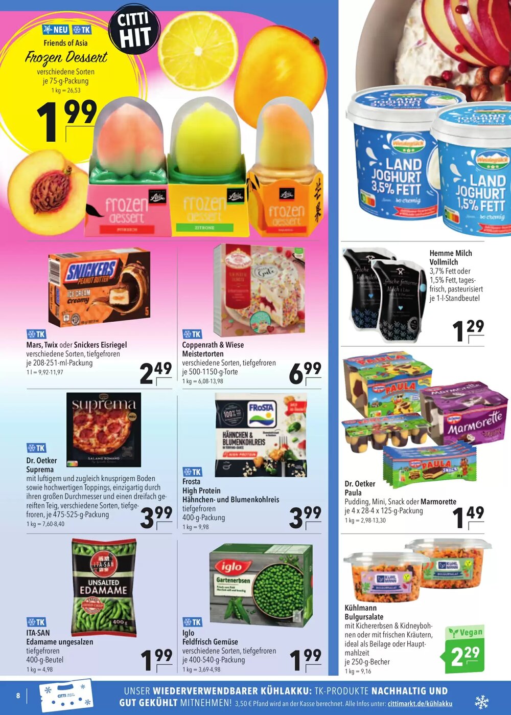 CITTI Markt Prospekt (ab 08.04.2026) zum Blättern - Seite 8