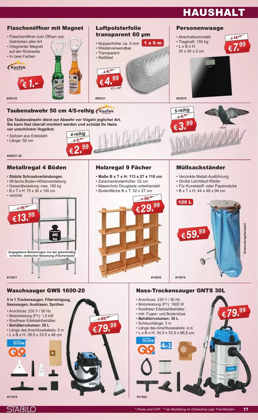 Stabilo Fachmarkt Prospekt (ab 08.04.2026) zum Blättern - Seite 11