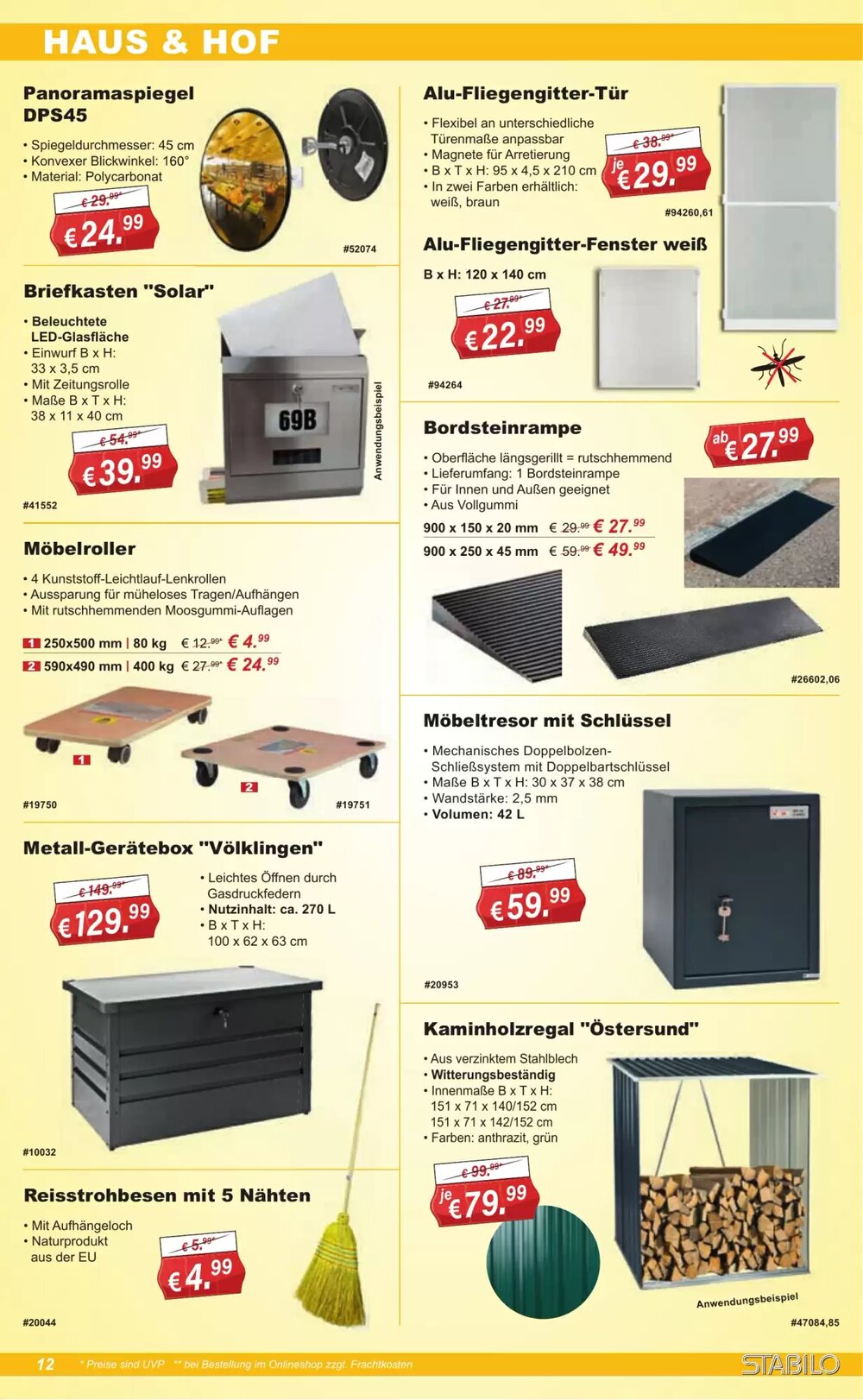 Stabilo Fachmarkt Prospekt (ab 08.04.2026) zum Blättern - Seite 12