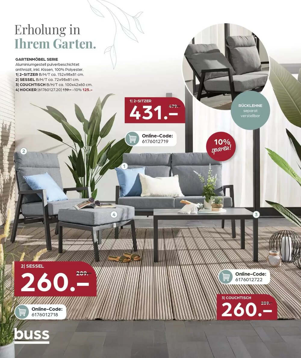 Möbel Buss Prospekt (ab 08.04.2026) zum Blättern - Seite 12