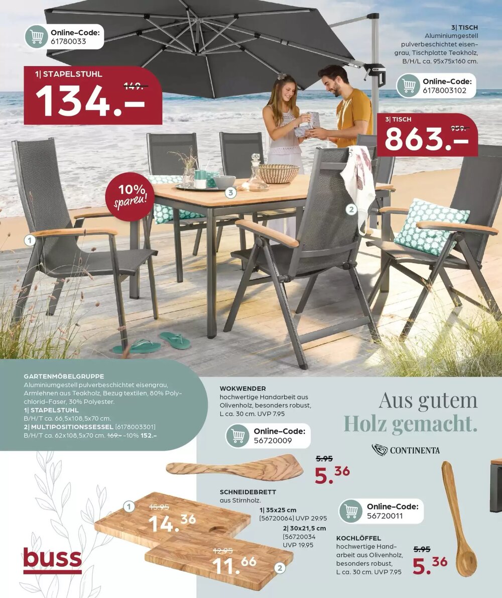 Möbel Buss Prospekt (ab 08.04.2026) zum Blättern - Seite 16