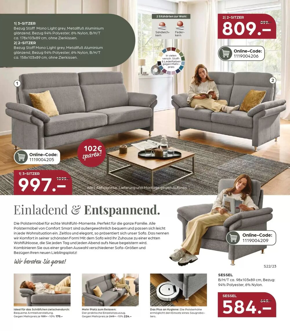 Möbel Buss Prospekt (ab 08.04.2026) zum Blättern - Seite 23