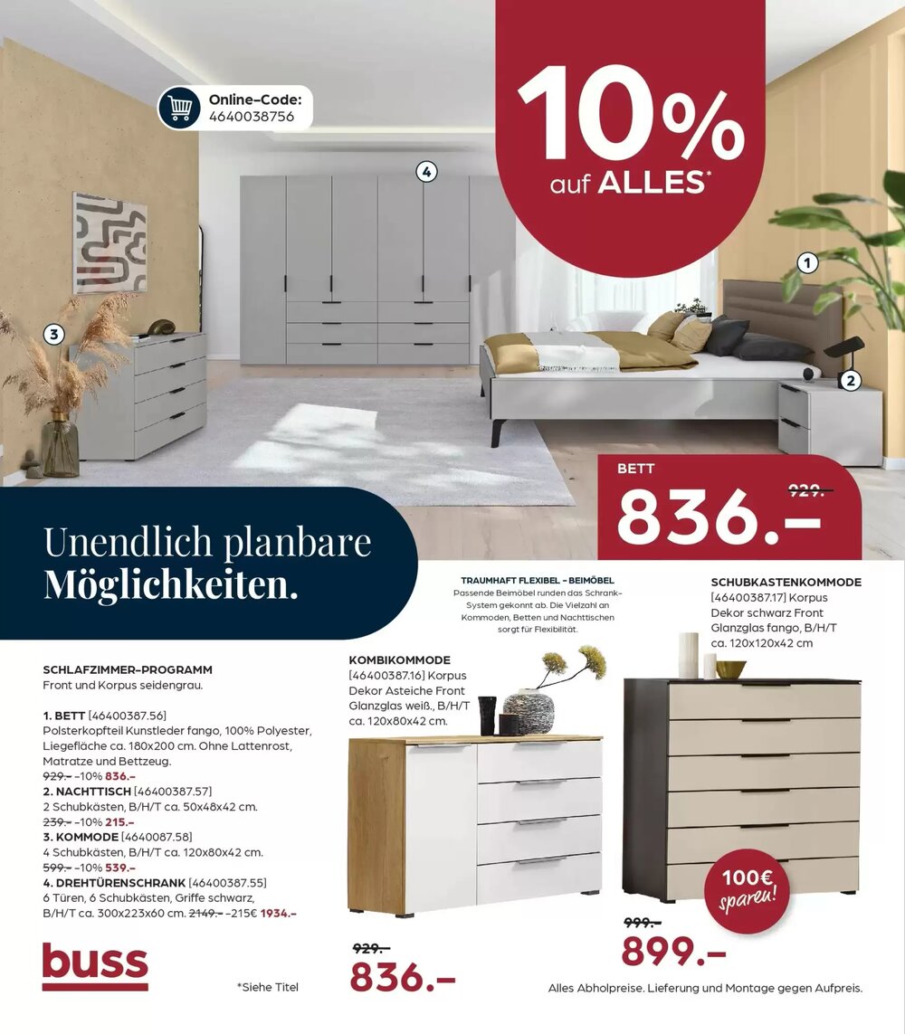Möbel Buss Prospekt (ab 08.04.2026) zum Blättern - Seite 28