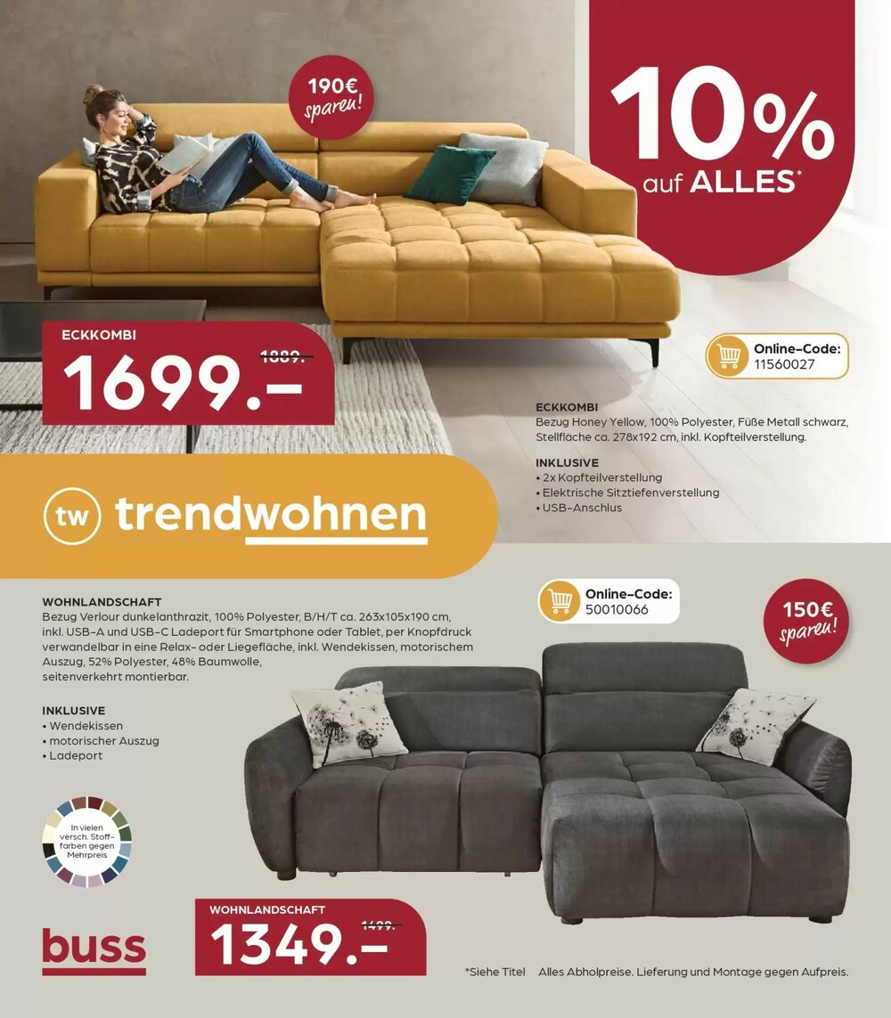 Möbel Buss Prospekt (ab 08.04.2026) zum Blättern - Seite 4