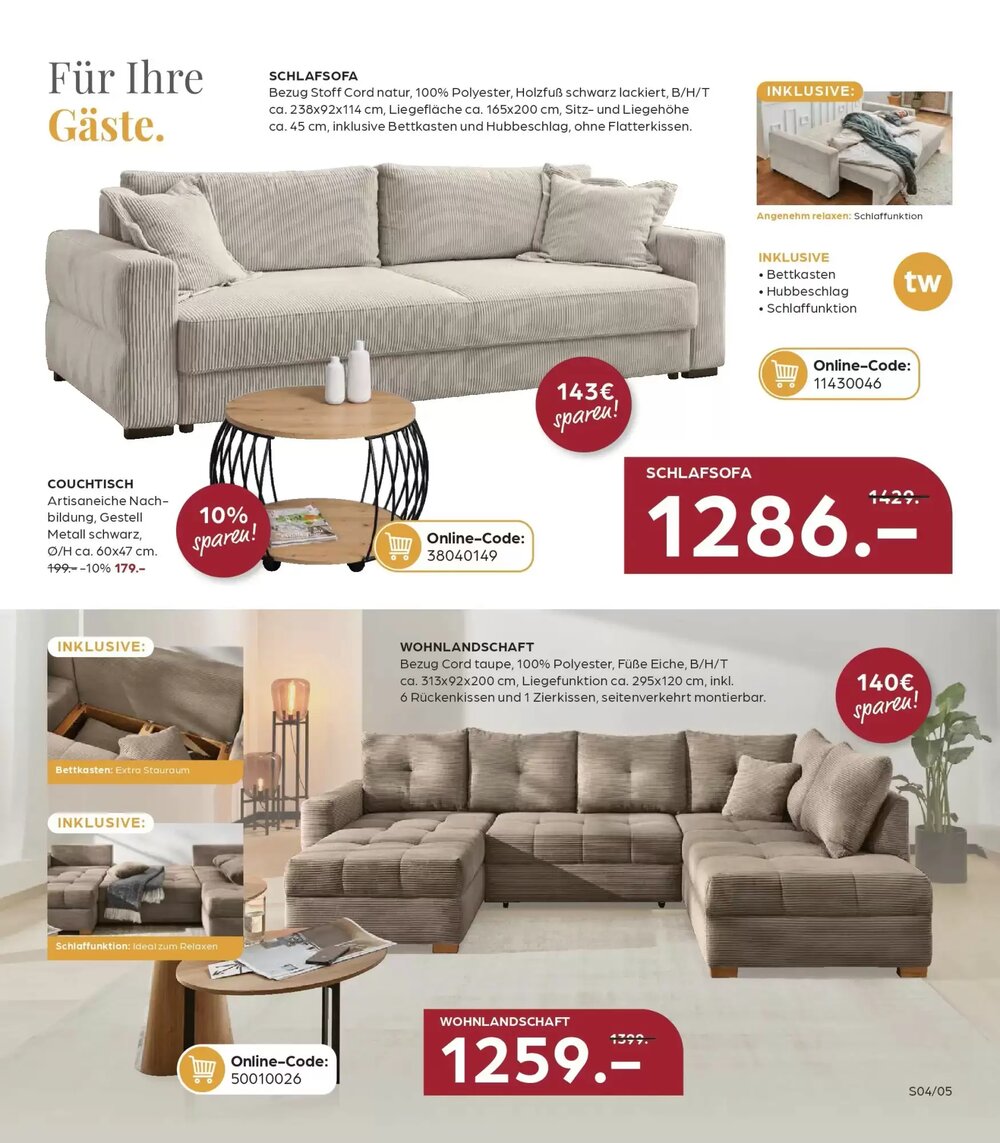 Möbel Buss Prospekt (ab 08.04.2026) zum Blättern - Seite 5