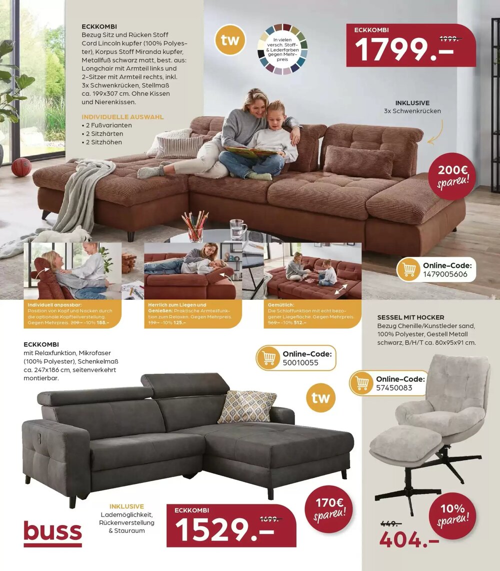 Möbel Buss Prospekt (ab 08.04.2026) zum Blättern - Seite 6