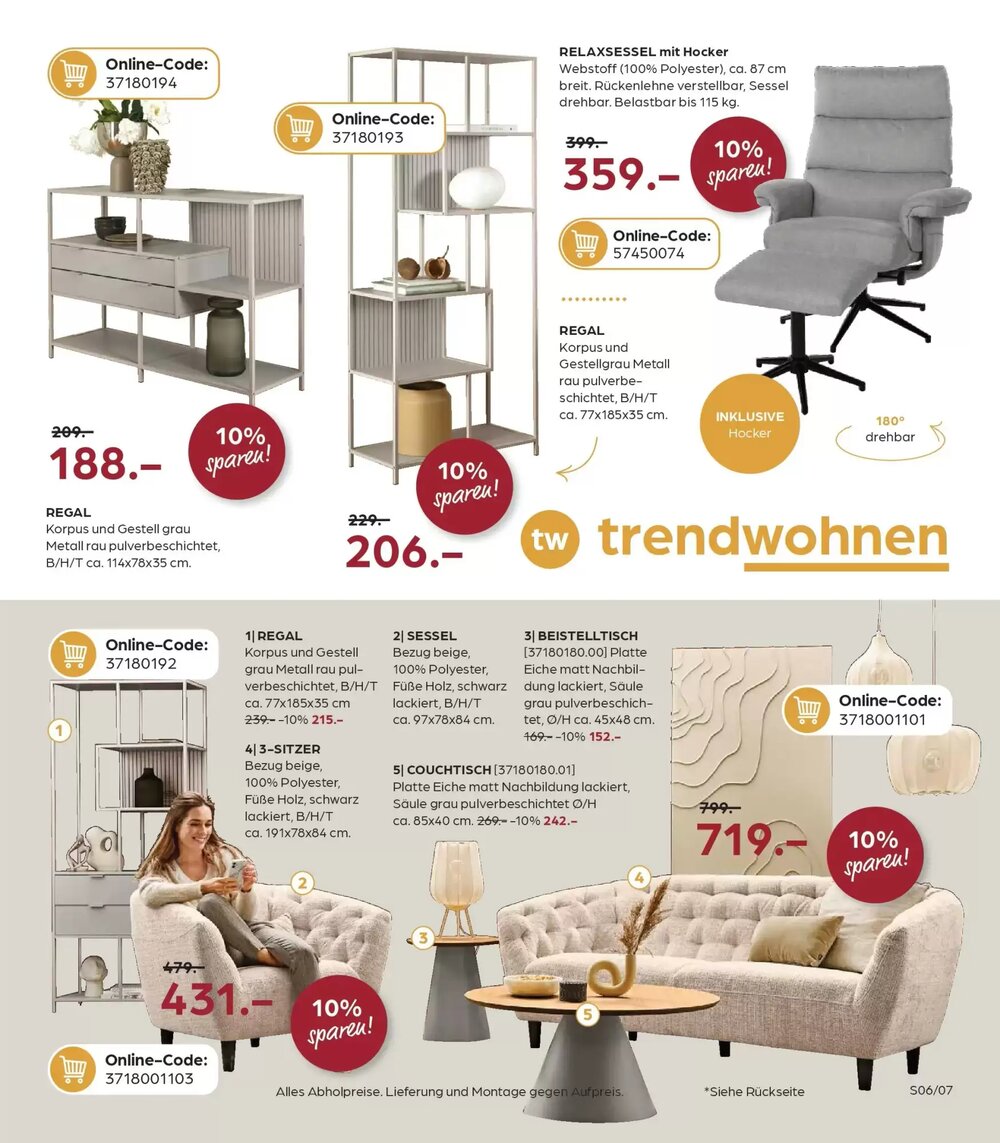 Möbel Buss Prospekt (ab 08.04.2026) zum Blättern - Seite 7