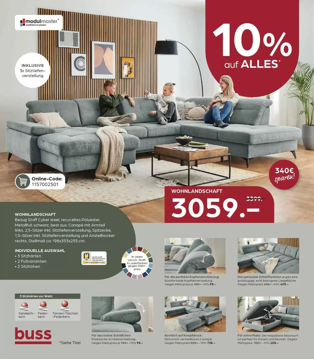 Möbel Buss Prospekt (ab 08.04.2026) zum Blättern - Seite 8