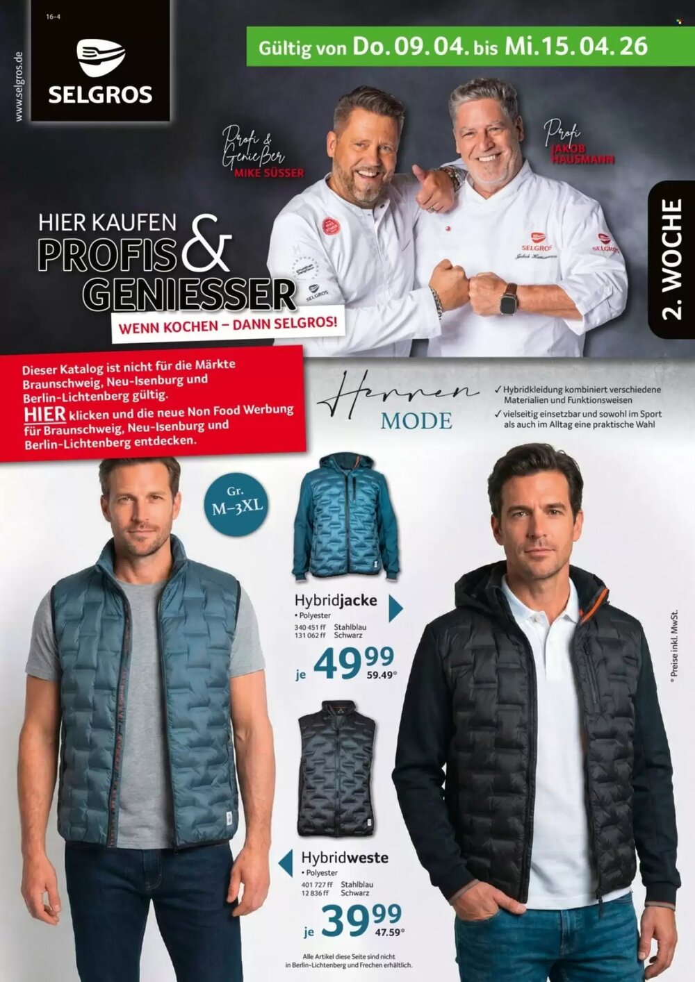 Selgros Prospekt (ab 09.04.2026) zum Blättern - Seite 1