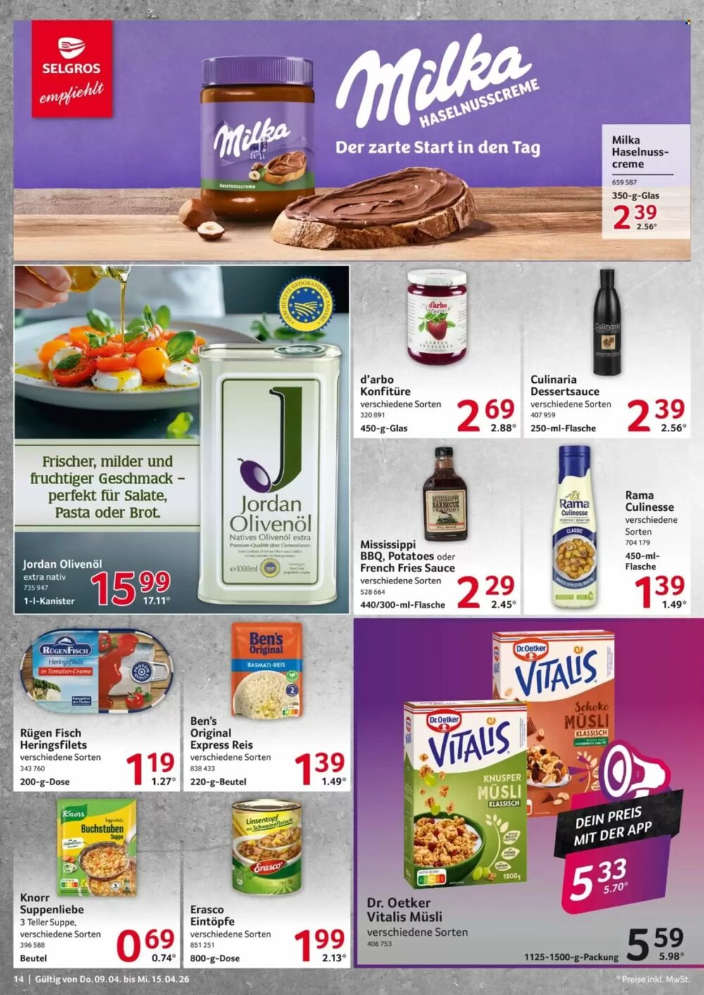 Selgros Prospekt (ab 09.04.2026) zum Blättern - Seite 14