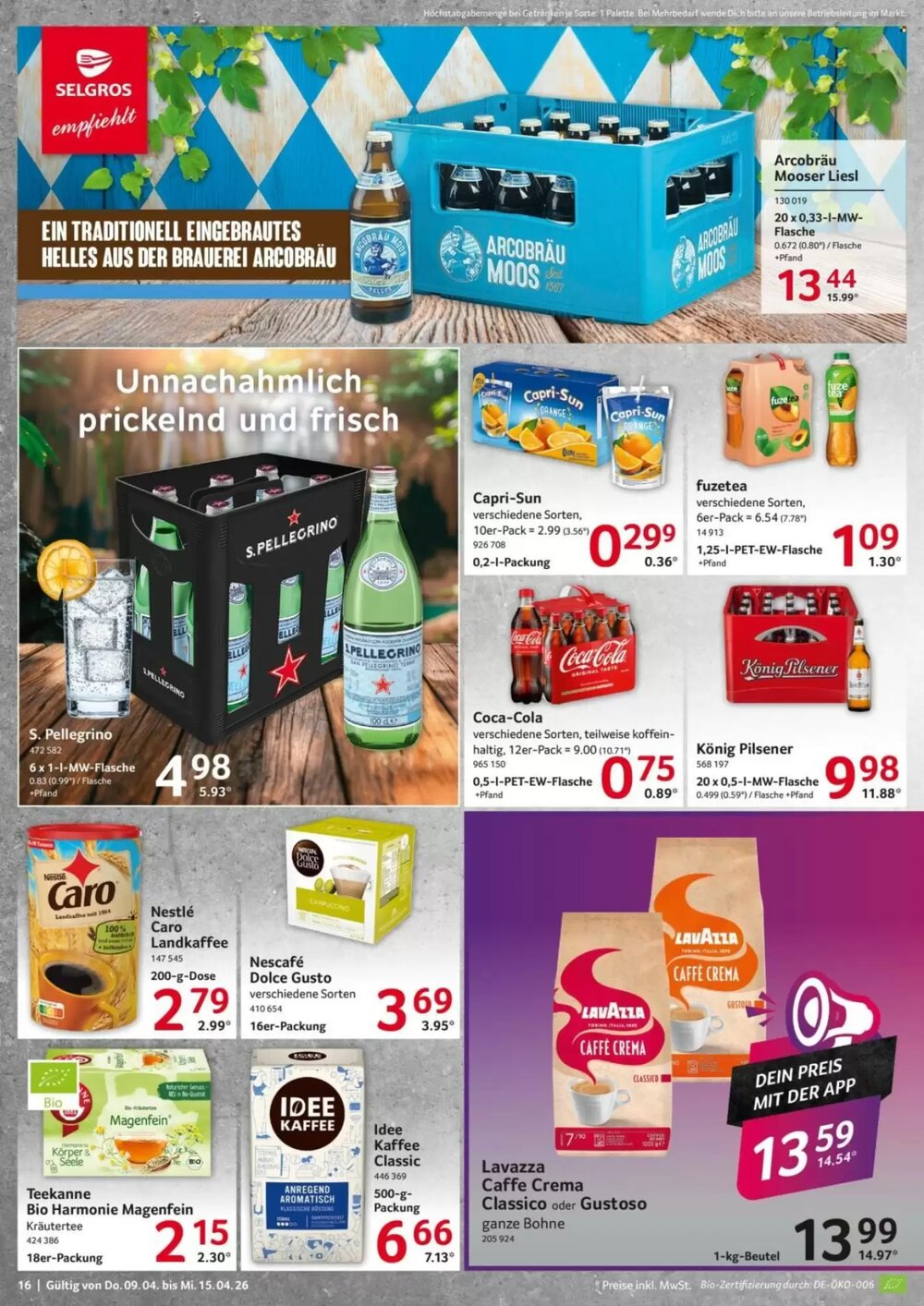 Selgros Prospekt (ab 09.04.2026) zum Blättern - Seite 16