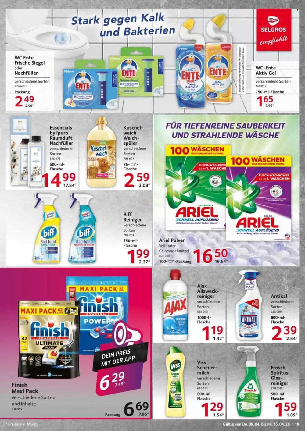 Selgros Prospekt (ab 09.04.2026) zum Blättern - Seite 19