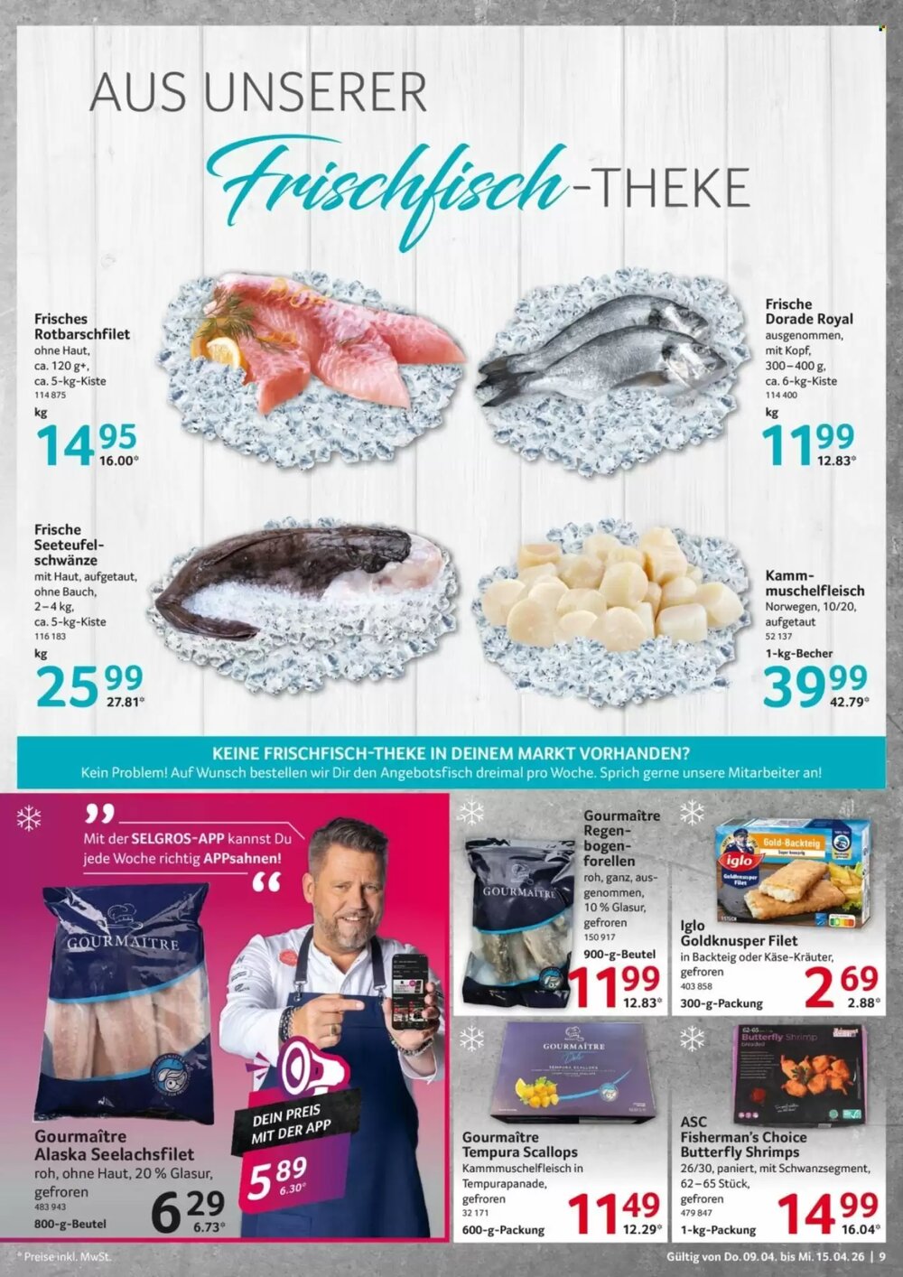 Selgros Prospekt (ab 09.04.2026) zum Blättern - Seite 9