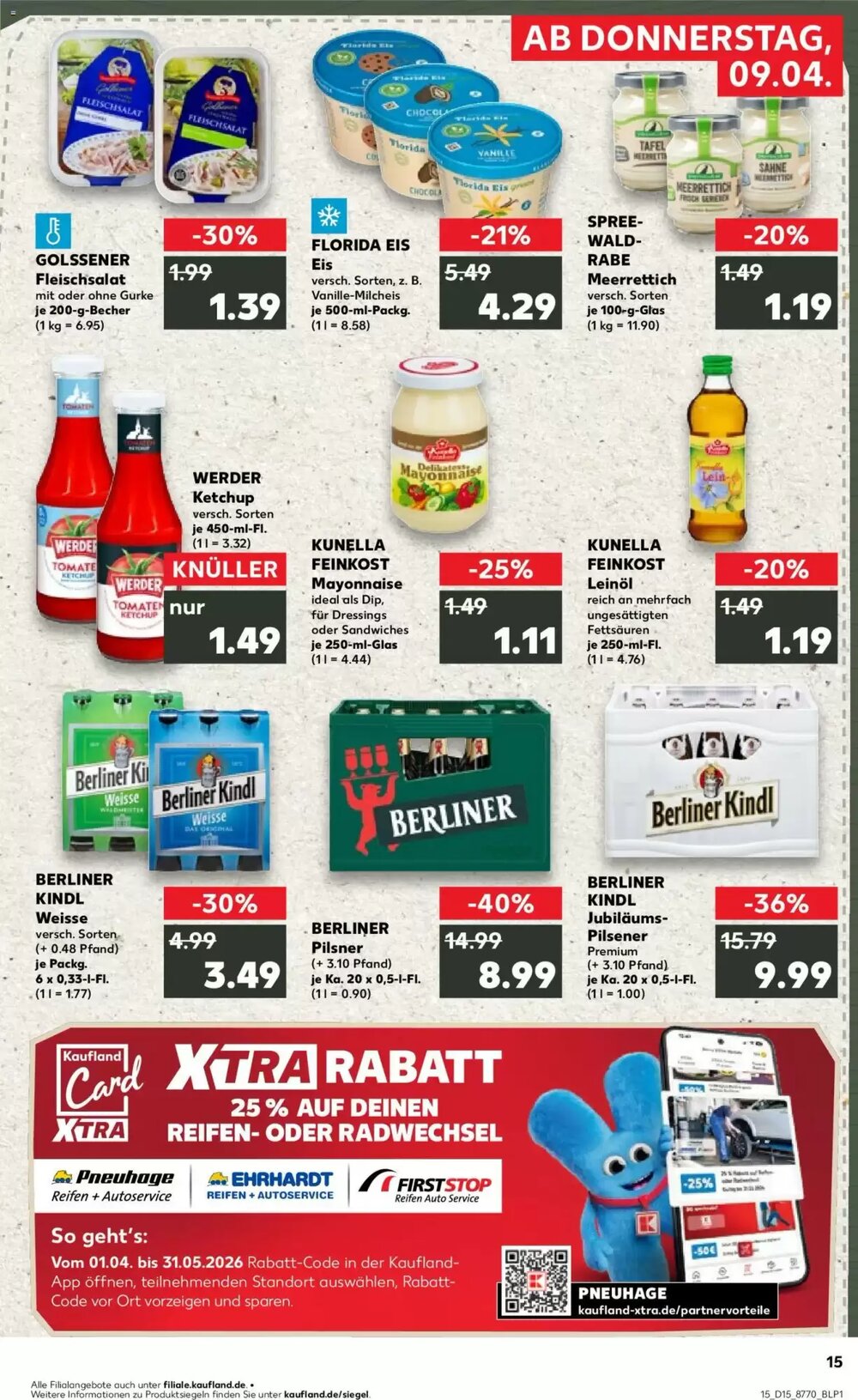 Kaufland Prospekt (ab 09.04.2026) zum Blättern - Seite 15