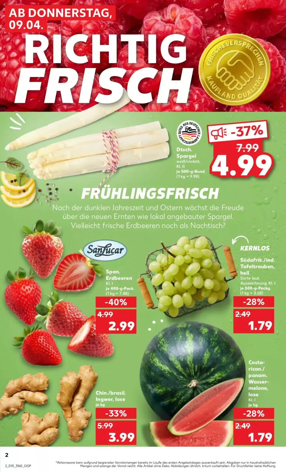 Kaufland Prospekt (ab 09.04.2026) zum Blättern - Seite 2