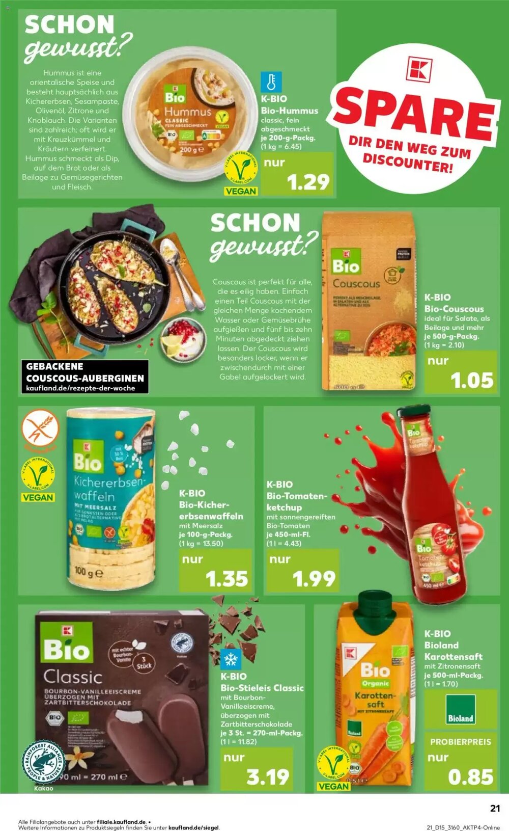 Kaufland Prospekt (ab 09.04.2026) zum Blättern - Seite 21
