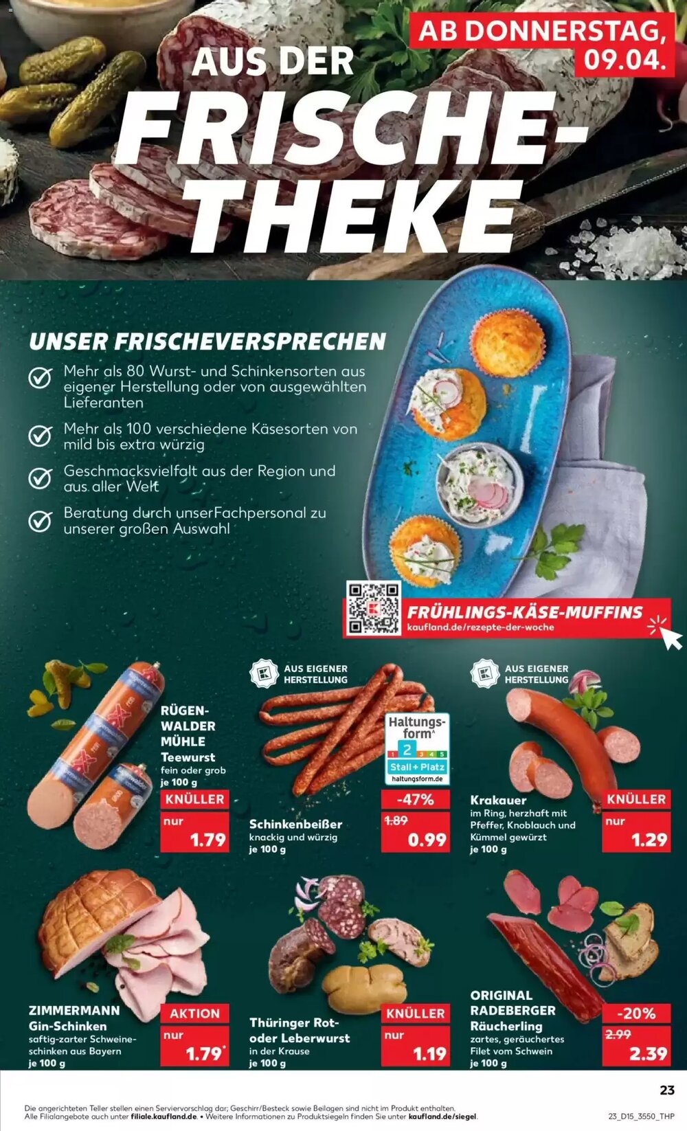 Kaufland Prospekt (ab 09.04.2026) zum Blättern - Seite 23