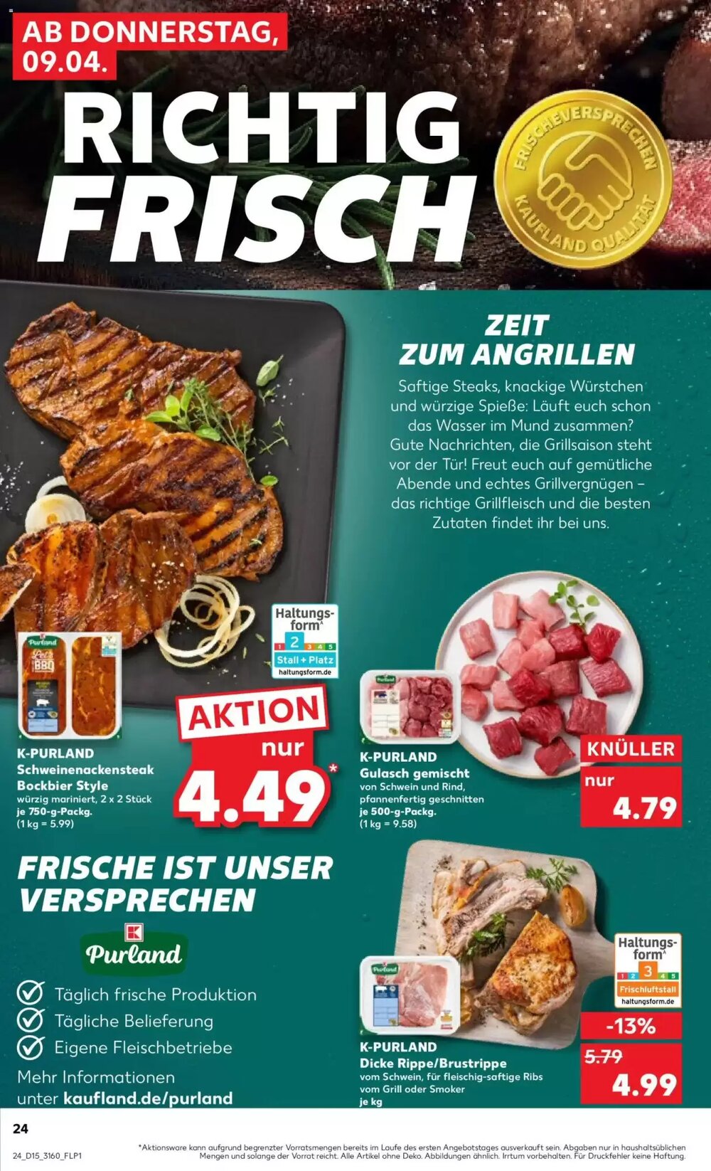 Kaufland Prospekt (ab 09.04.2026) zum Blättern - Seite 24