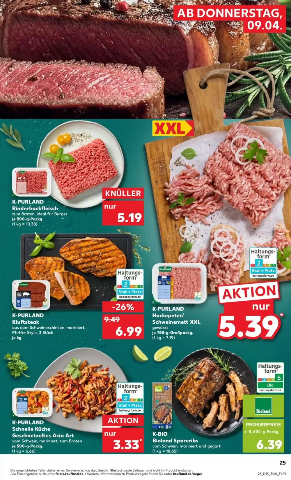 Kaufland Prospekt (ab 09.04.2026) zum Blättern - Seite 25