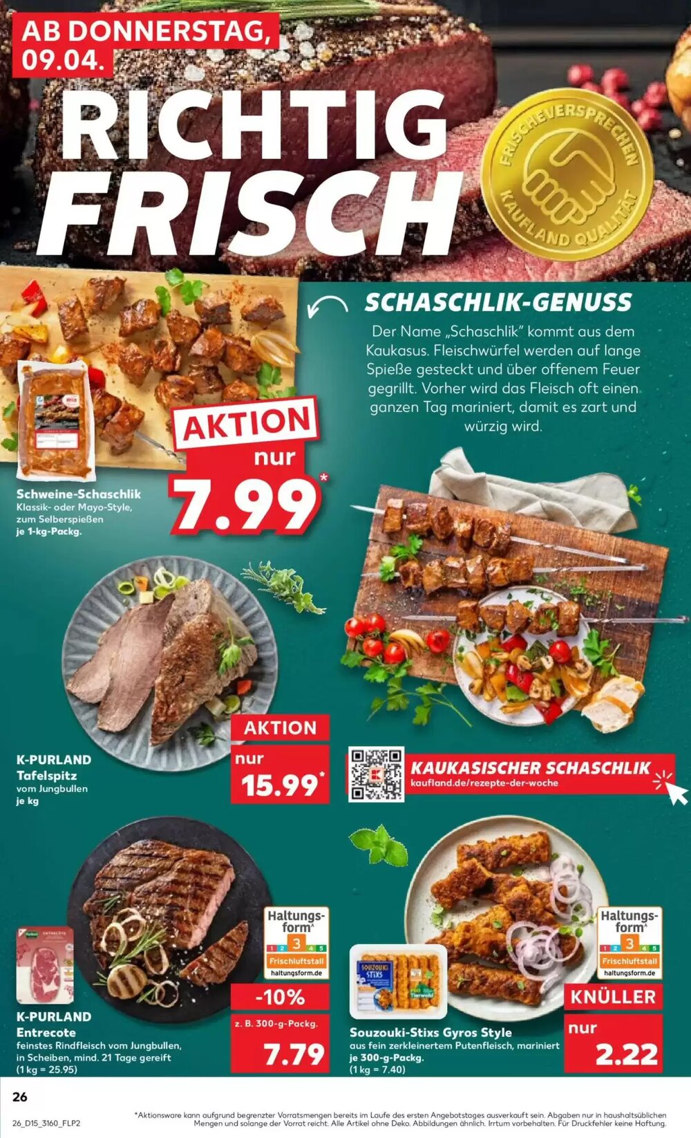 Kaufland Prospekt (ab 09.04.2026) zum Blättern - Seite 26