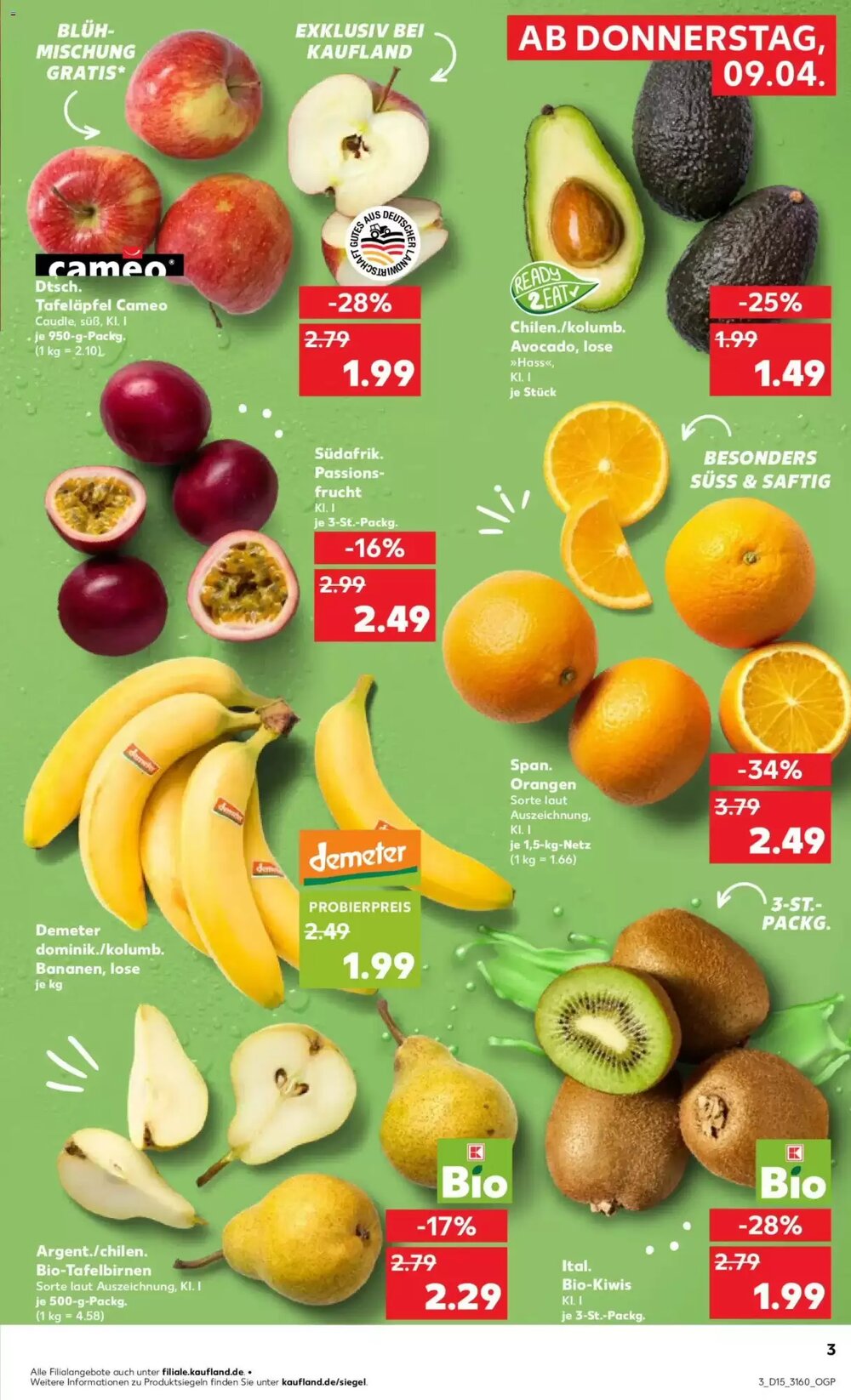 Kaufland Prospekt (ab 09.04.2026) zum Blättern - Seite 3