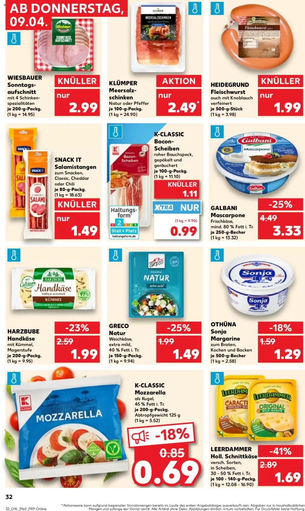 Kaufland Prospekt (ab 09.04.2026) zum Blättern - Seite 32