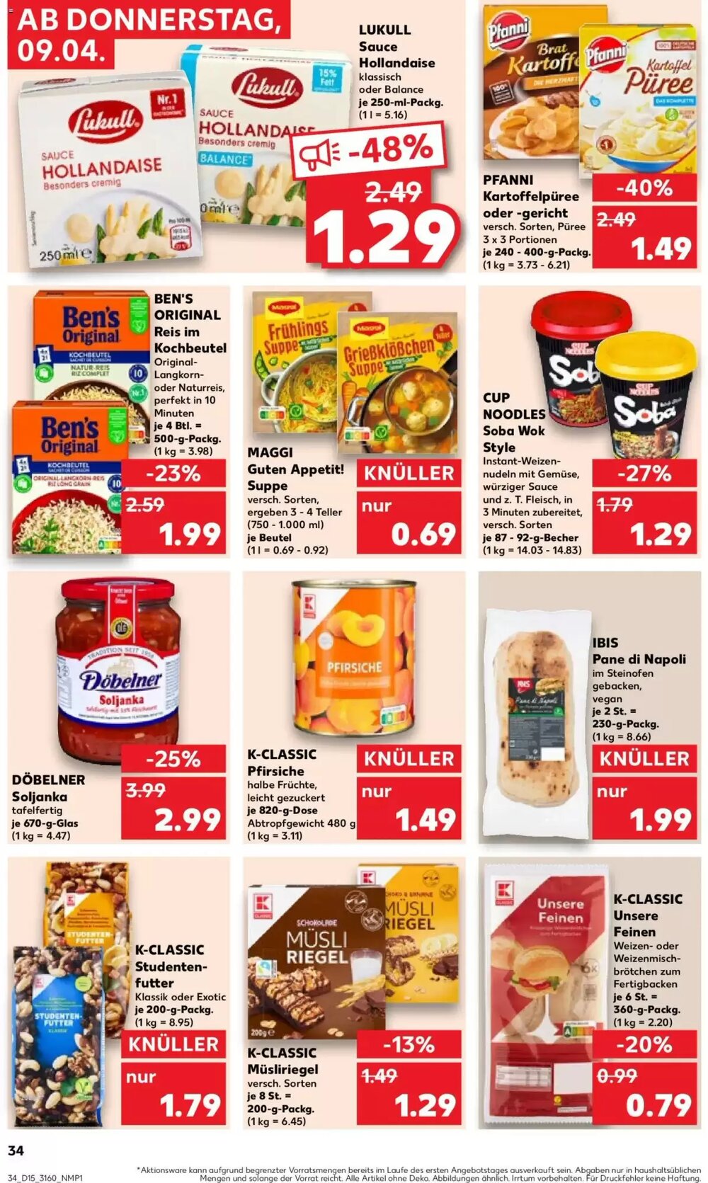 Kaufland Prospekt (ab 09.04.2026) zum Blättern - Seite 34