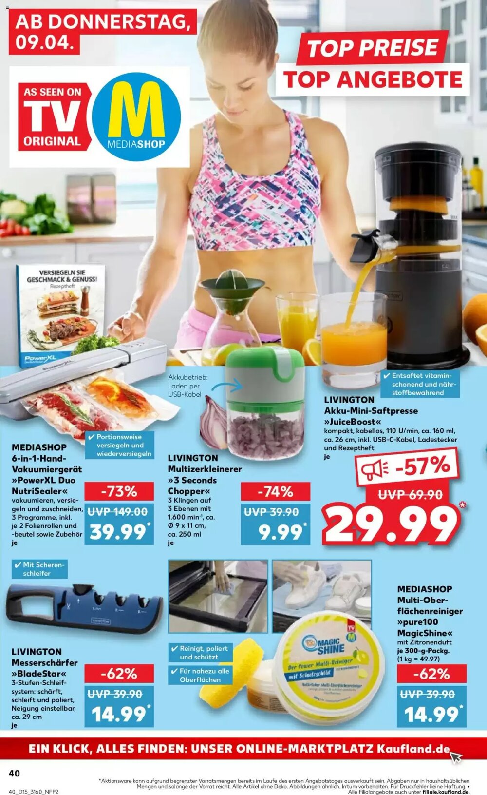 Kaufland Prospekt (ab 09.04.2026) zum Blättern - Seite 40