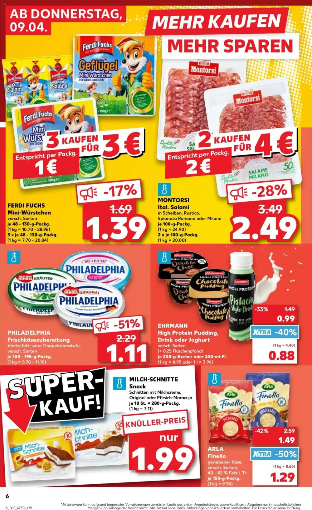 Kaufland Prospekt (ab 09.04.2026) zum Blättern - Seite 6
