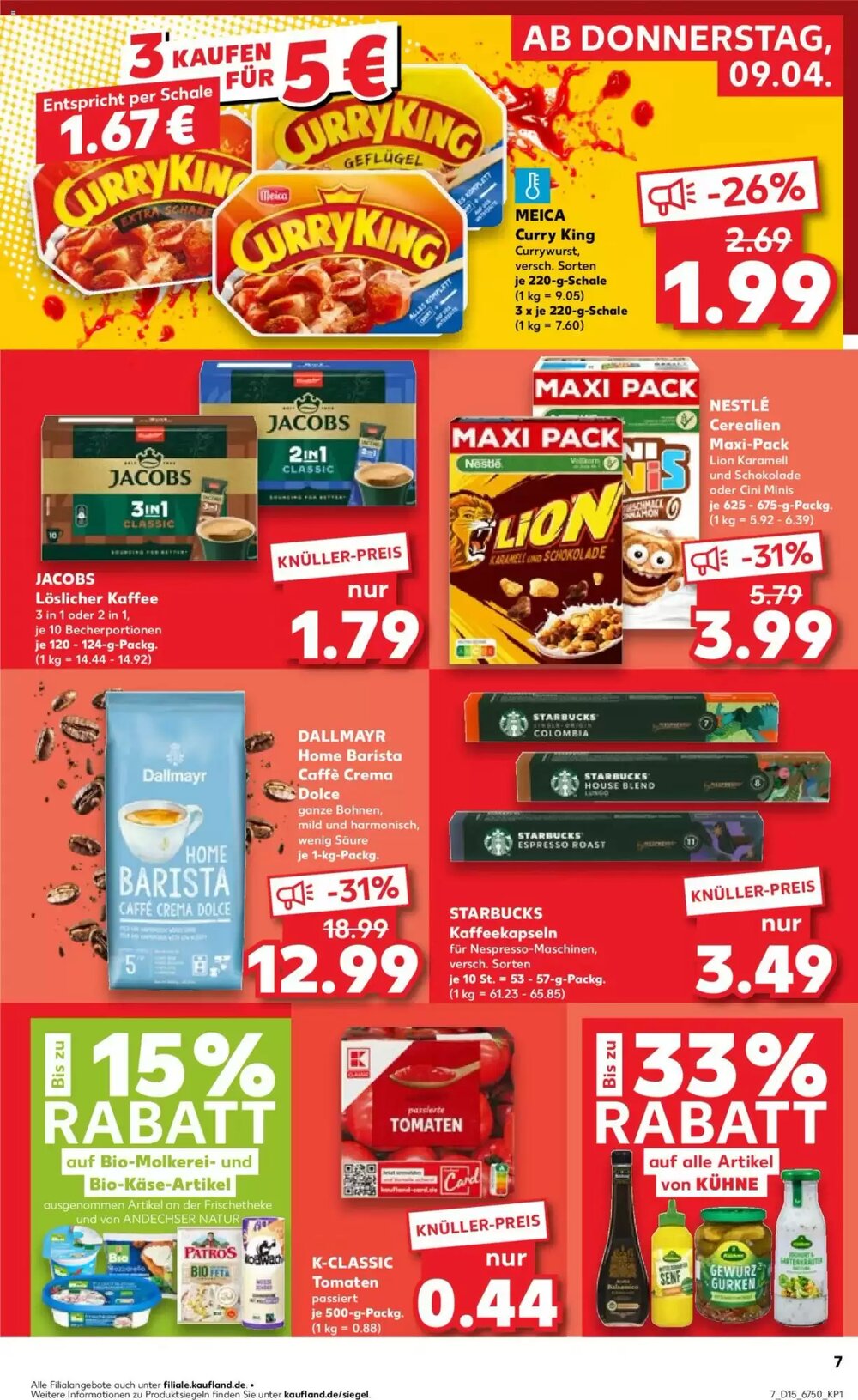 Kaufland Prospekt (ab 09.04.2026) zum Blättern - Seite 7