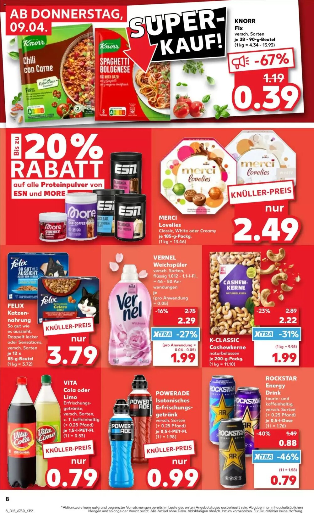 Kaufland Prospekt (ab 09.04.2026) zum Blättern - Seite 8
