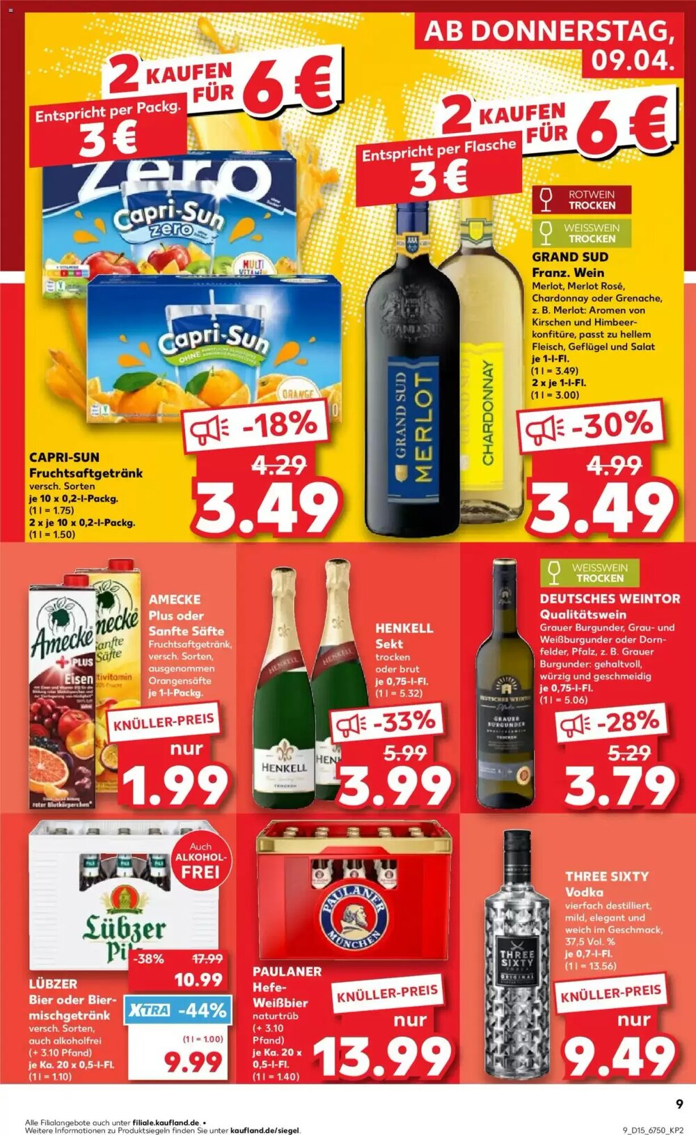 Kaufland Prospekt (ab 09.04.2026) zum Blättern - Seite 9