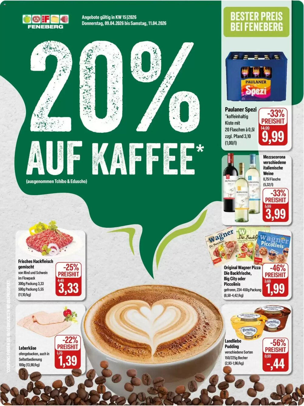 Feneberg Prospekt (ab 09.04.2026) zum Blättern - Seite 1