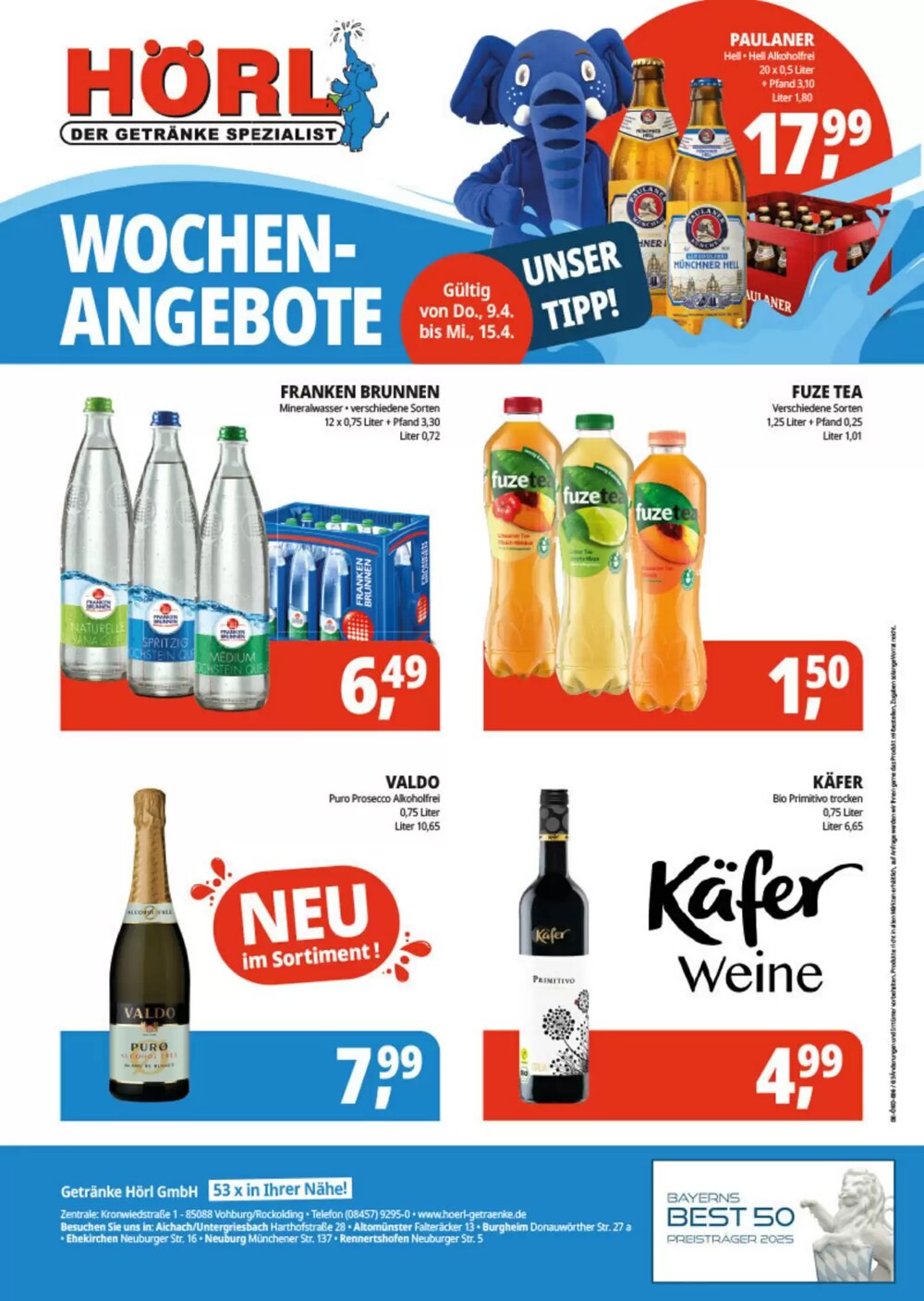 Hörl Getränke Prospekt (ab 09.04.2026) zum Blättern - Seite 2