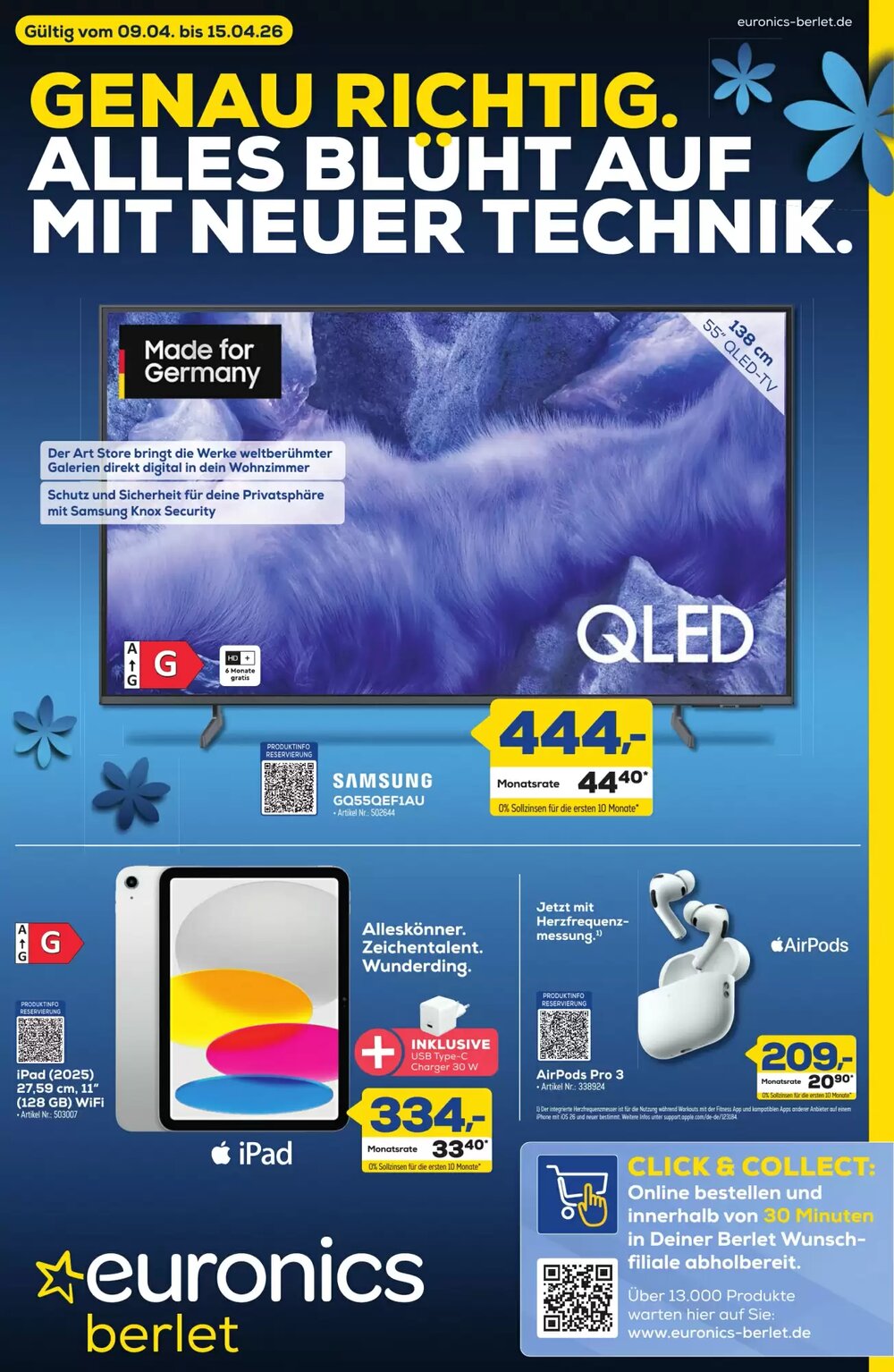 Euronics Prospekt (ab 09.04.2026) zum Blättern - Seite 1