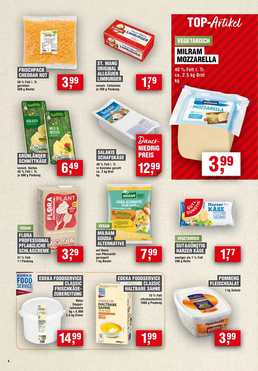 EDEKA Foodservice Prospekt (ab 09.04.2026) zum Blättern - Seite 4