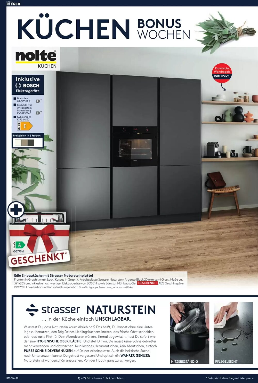 Möbel Rieger Prospekt (ab 09.04.2026) zum Blättern - Seite 10