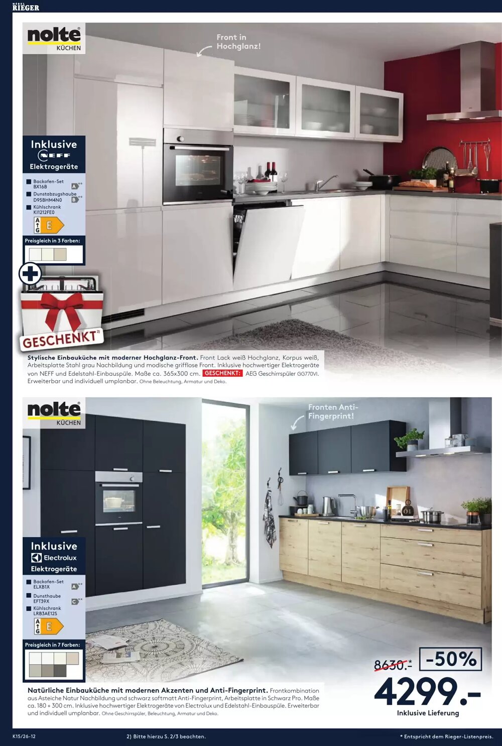 Möbel Rieger Prospekt (ab 09.04.2026) zum Blättern - Seite 13