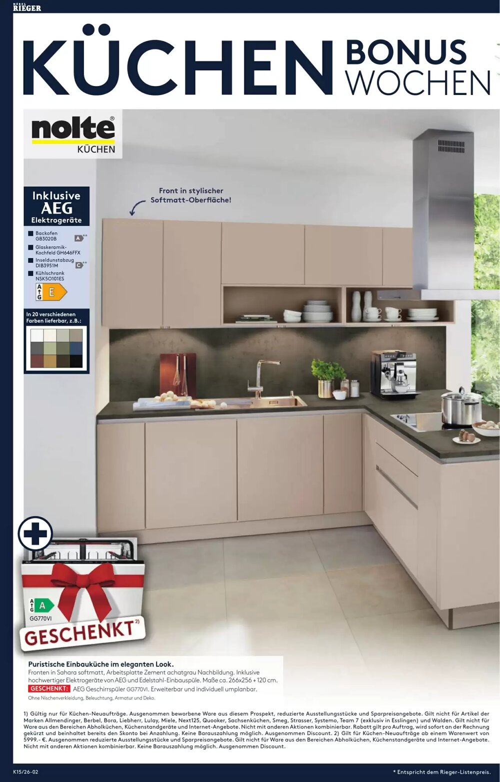 Möbel Rieger Prospekt (ab 09.04.2026) zum Blättern - Seite 2